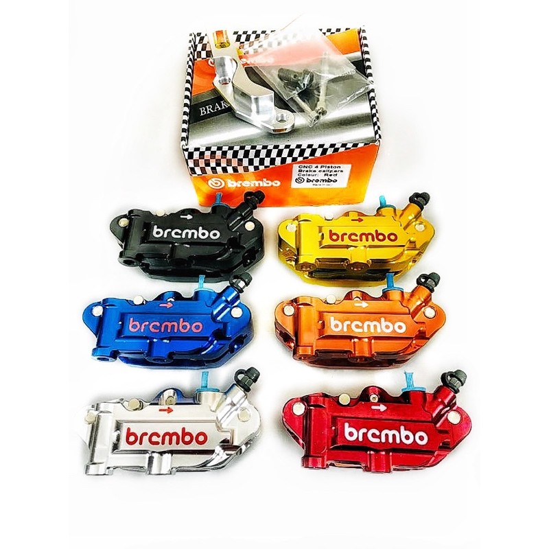 Y15ZR BREMBO CALIPER 4 POT FRONT WITH BRACKET Shopee Malaysia