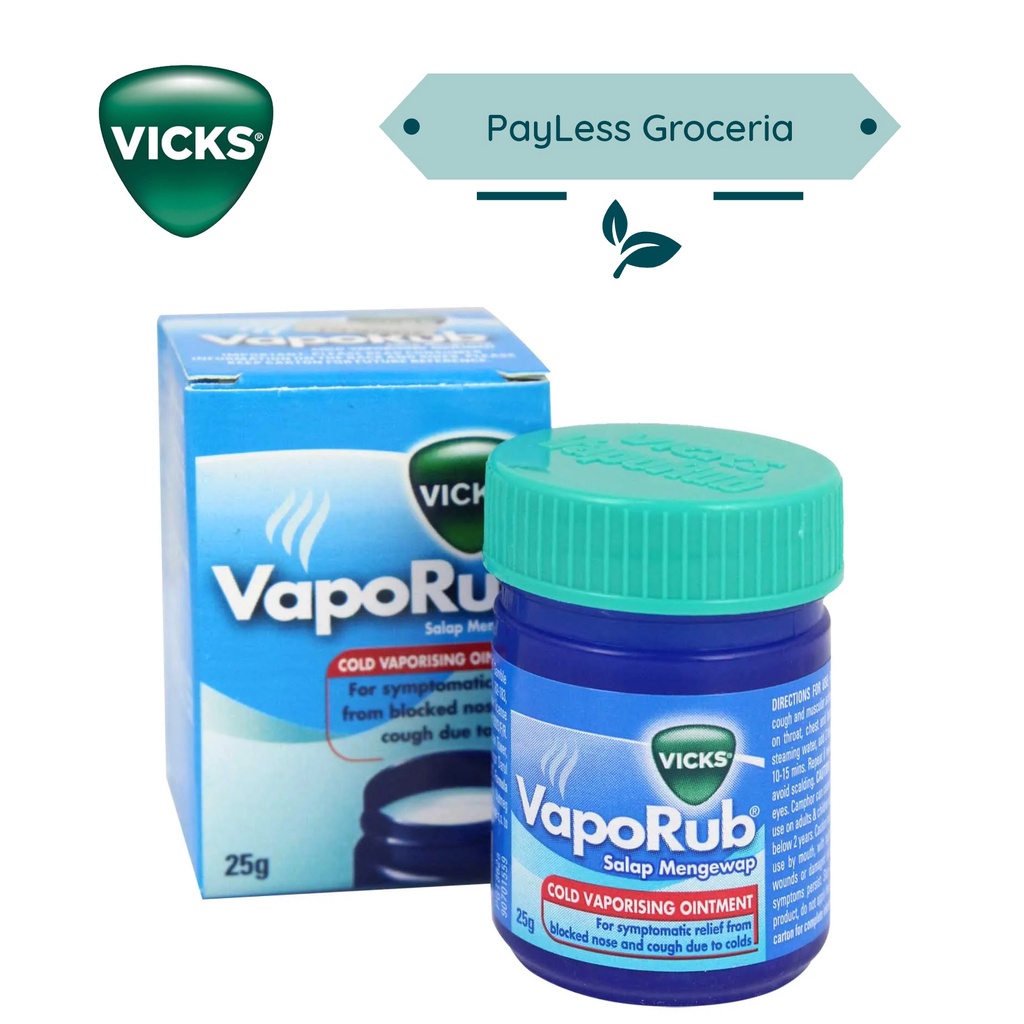 Vicks Vaporub Nose Block Relief 25g | Shopee Malaysia