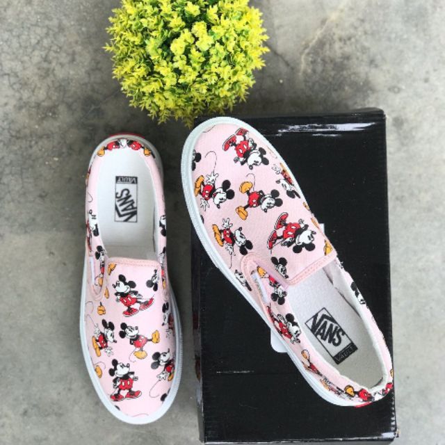 Mickey mouse outlet vans pink