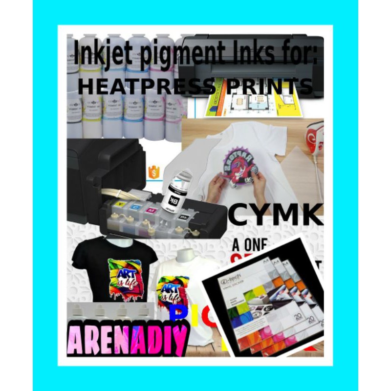 FAST DELIVERYEPSON PRINTER PIGMENT/WATERBASE BAJU INK / DYE INK FOR ...