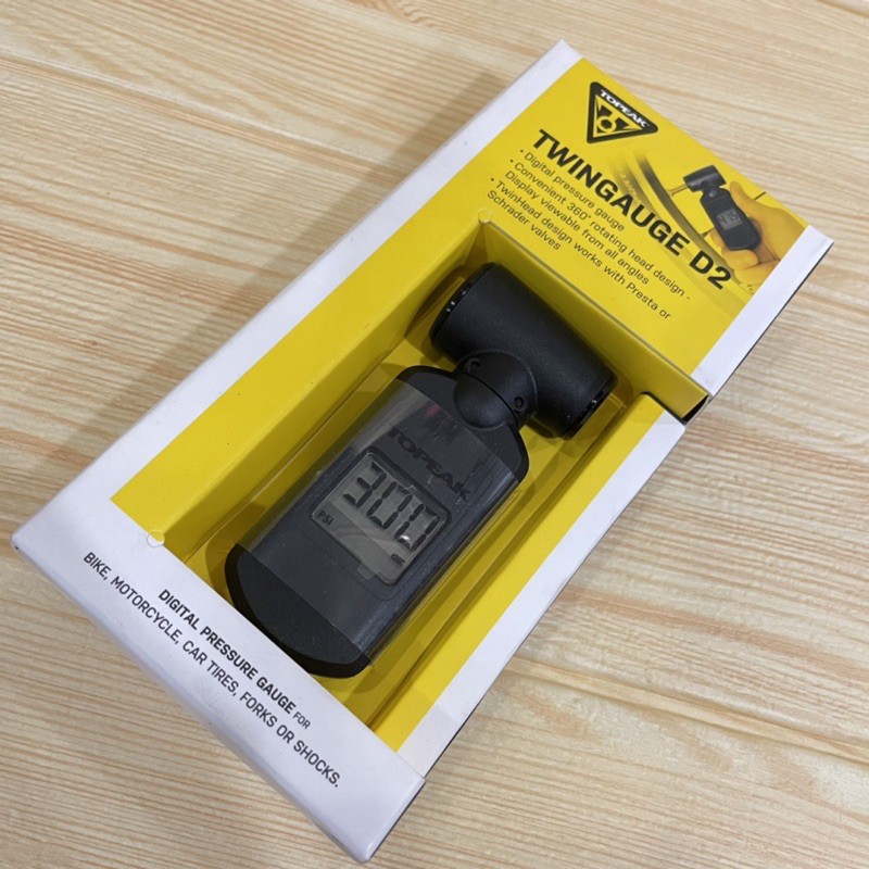 Manomètre Numérique Topeak SmartGauge D2 – 250 Psi – Double Valve Presta/Schrader – Occasion Open Box