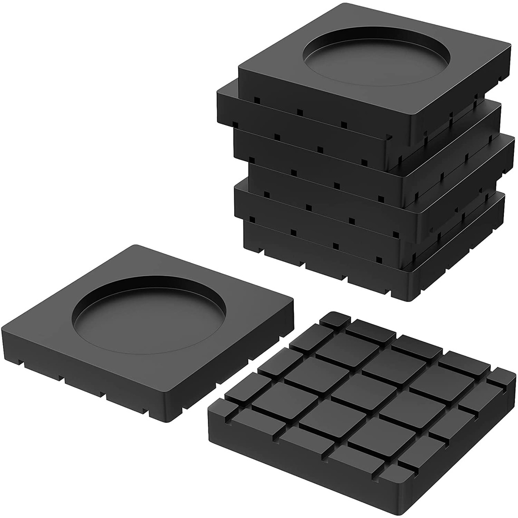 8 PACKS Universal Anti Vibration Feet Pads /Shock Noise Canceling