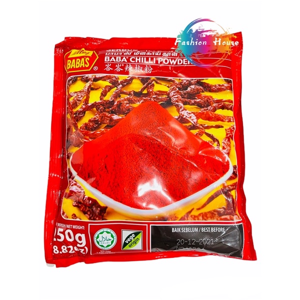 Babas Chilli Powder Serbuk Cili Babas ️20g ️125g ️250g Shopee Malaysia