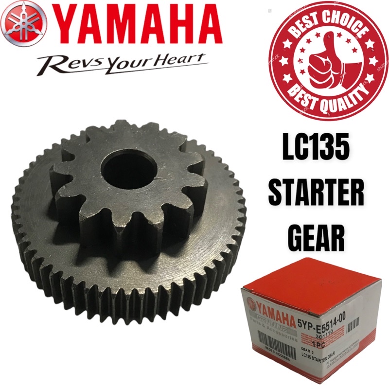 YAMAHA LC135 4S 5S 1S7 STARTER GEAR IDLE EXCITER RACING GIGI GEAR