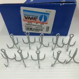 VMC Treble Hooks, V8626PS, 5 Pcs