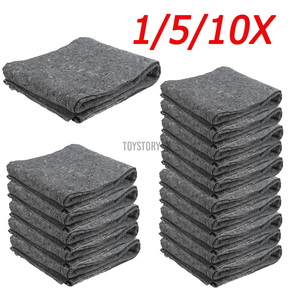 10pcs Removal Moving Packing Blankets Transit Fabric For Moving