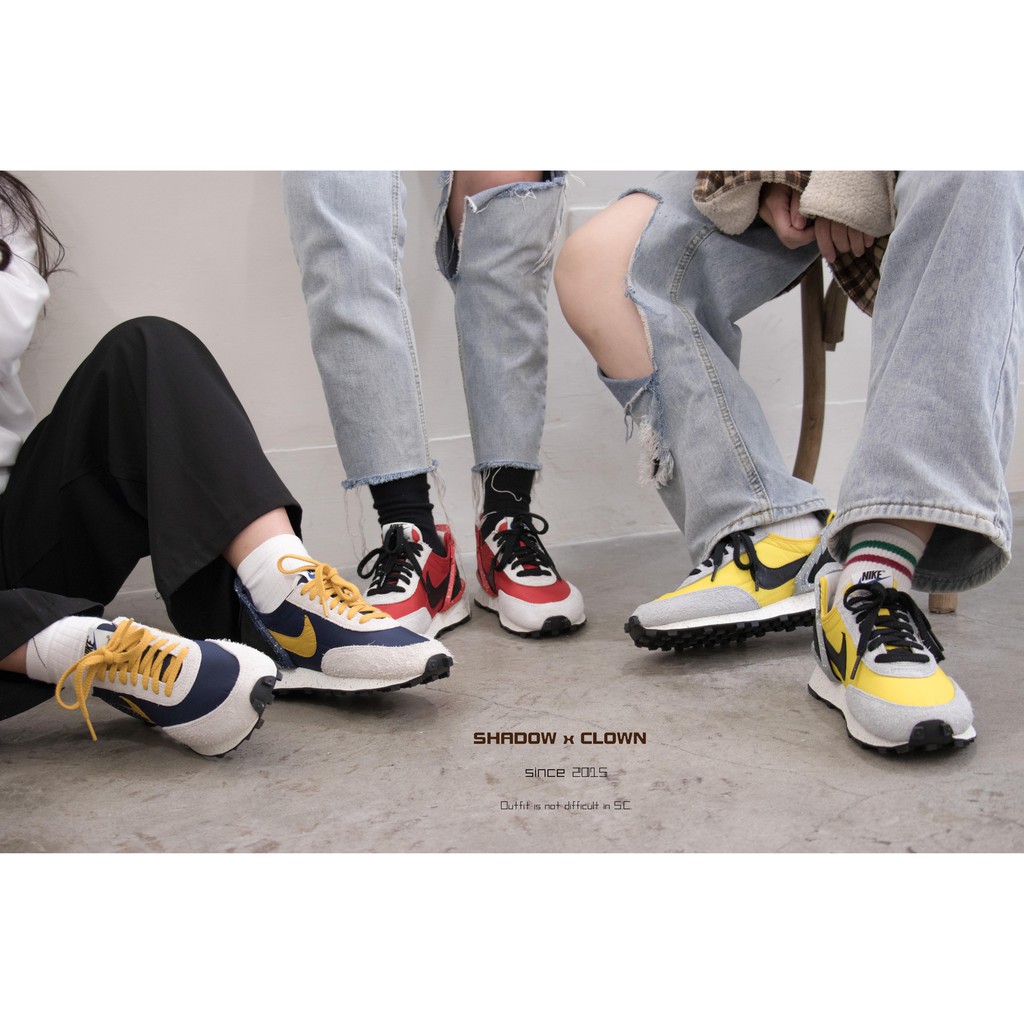 NI SENSE NIKE DAYBREAK X UNDERCOVER Red Blue Yellow CJ3295 400 Shopee Malaysia