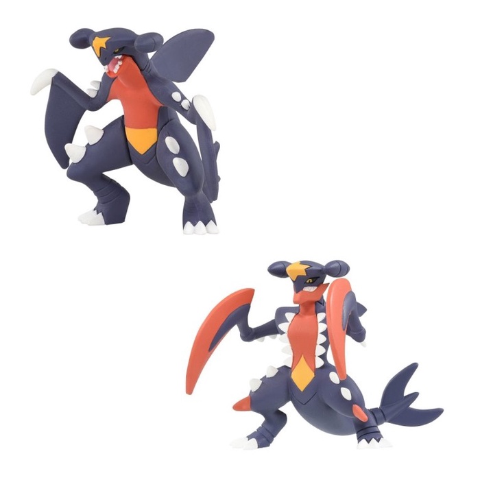 (Package) Pokemon Moncolle MS-22 Garchomp & MS-07 Mega Garchomp IGS ...