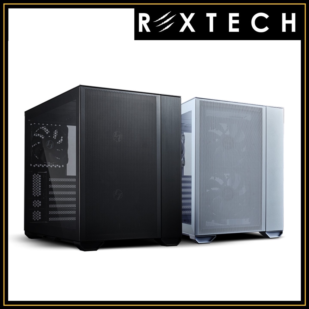 REXTECH LIAN LI PC-O11 Air Mini ATX (Black / White) | Shopee Malaysia