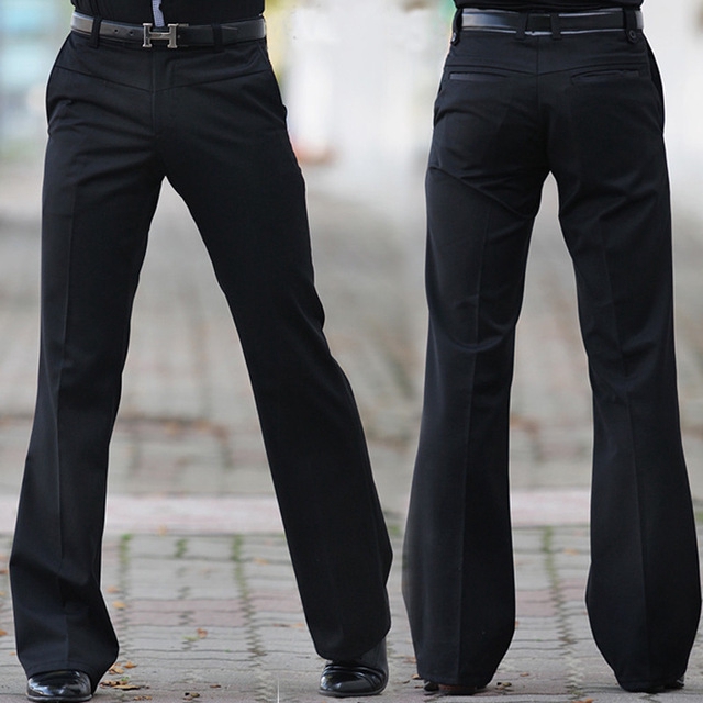 Men's Flared Formal Pants, Bell Bottom