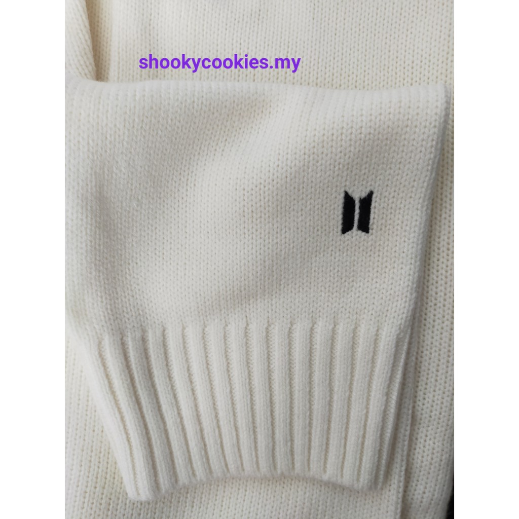 BTS Black Swan Cardigan (white) | Shopee Malaysia