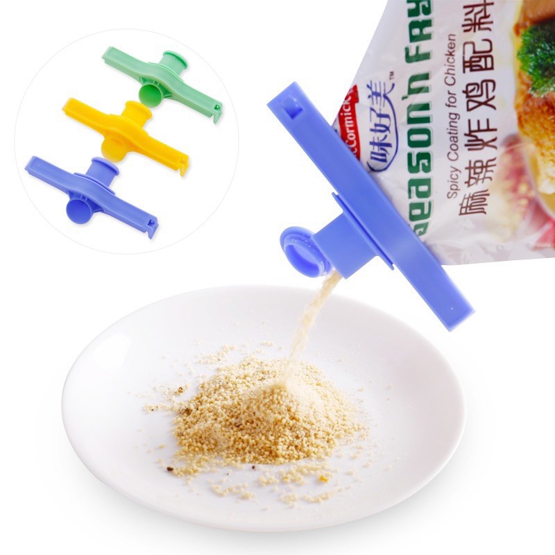 SNACK/SEASONING/POWDER/POUR FOOD SEALING CLIP/PENJEPIT MAKANAN ...