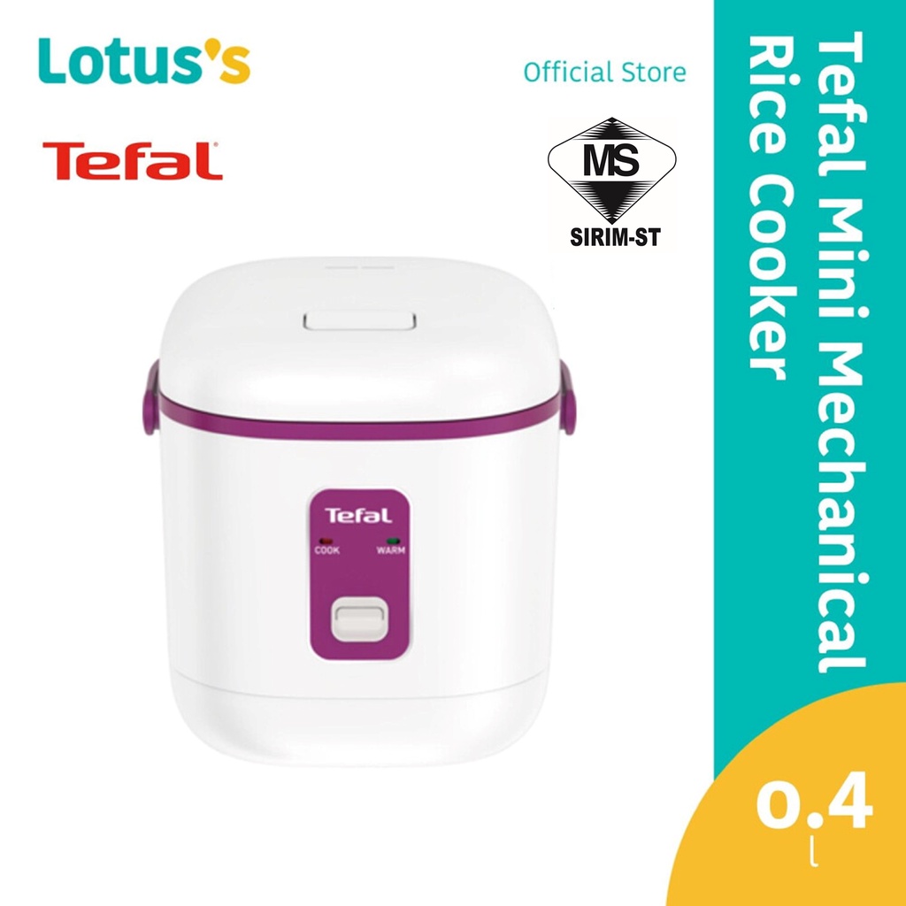 Tefal Mini Mechanical Rice Cooker (0.4L) RK1721 | Shopee Malaysia