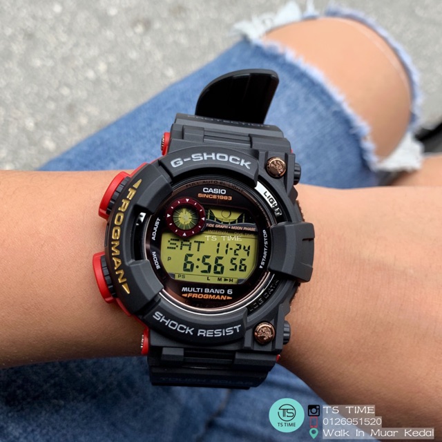 G Shock 35th Anniversary Frogman Magma Ocean Series GWF 1035F 1DR