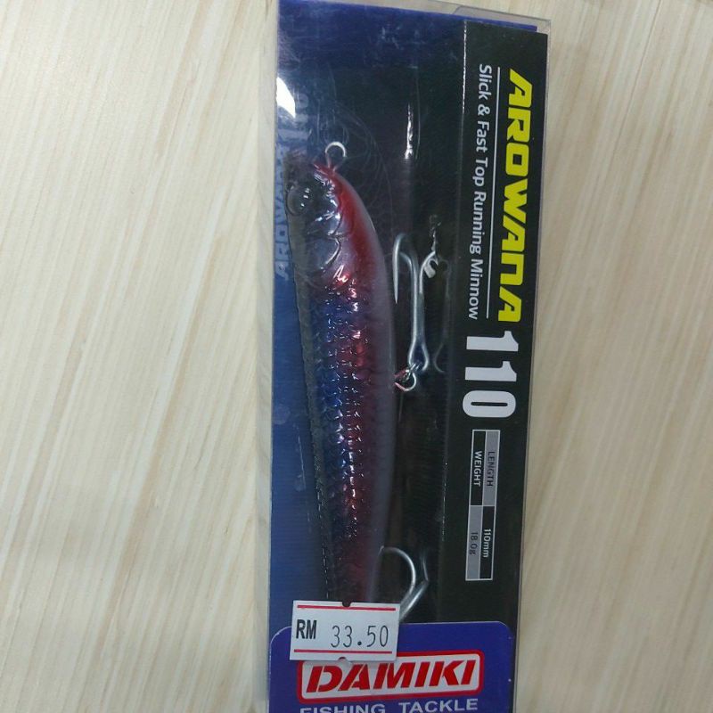 DAMIKI LURE AROWANA 110MM,RAMBLER 120 MM & AXE DRAKE 125MM | Shopee Malaysia