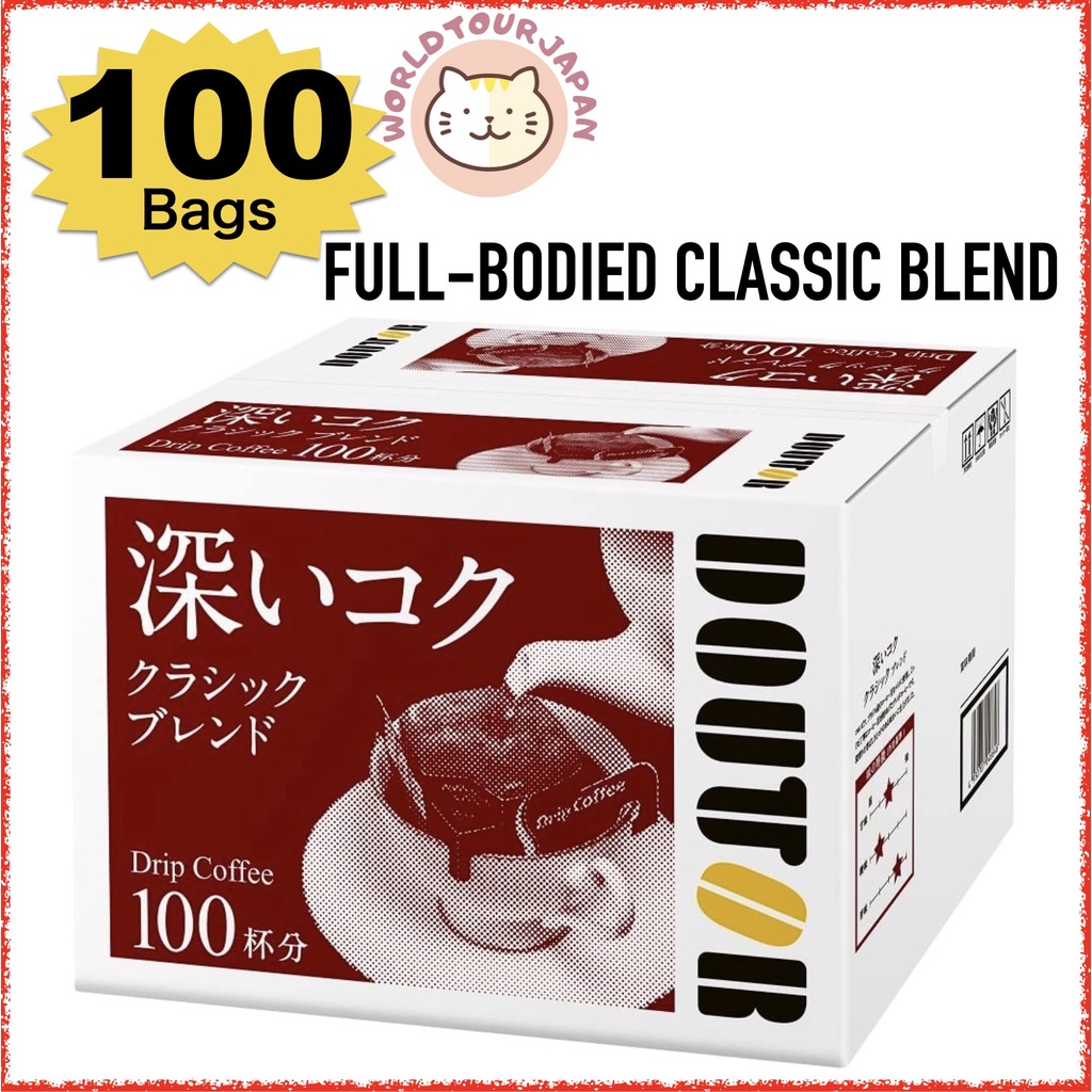 [ Drip Bag Coffee ] DOUTOR Drip Bag Coffee / CLASSIC BLEND / 100 Bags