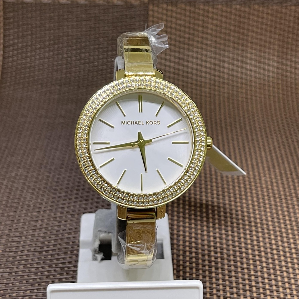 Michael Kors MK1027 Jaryn Three Hand Gold-Tone Stainless Steel Ladies' Watch