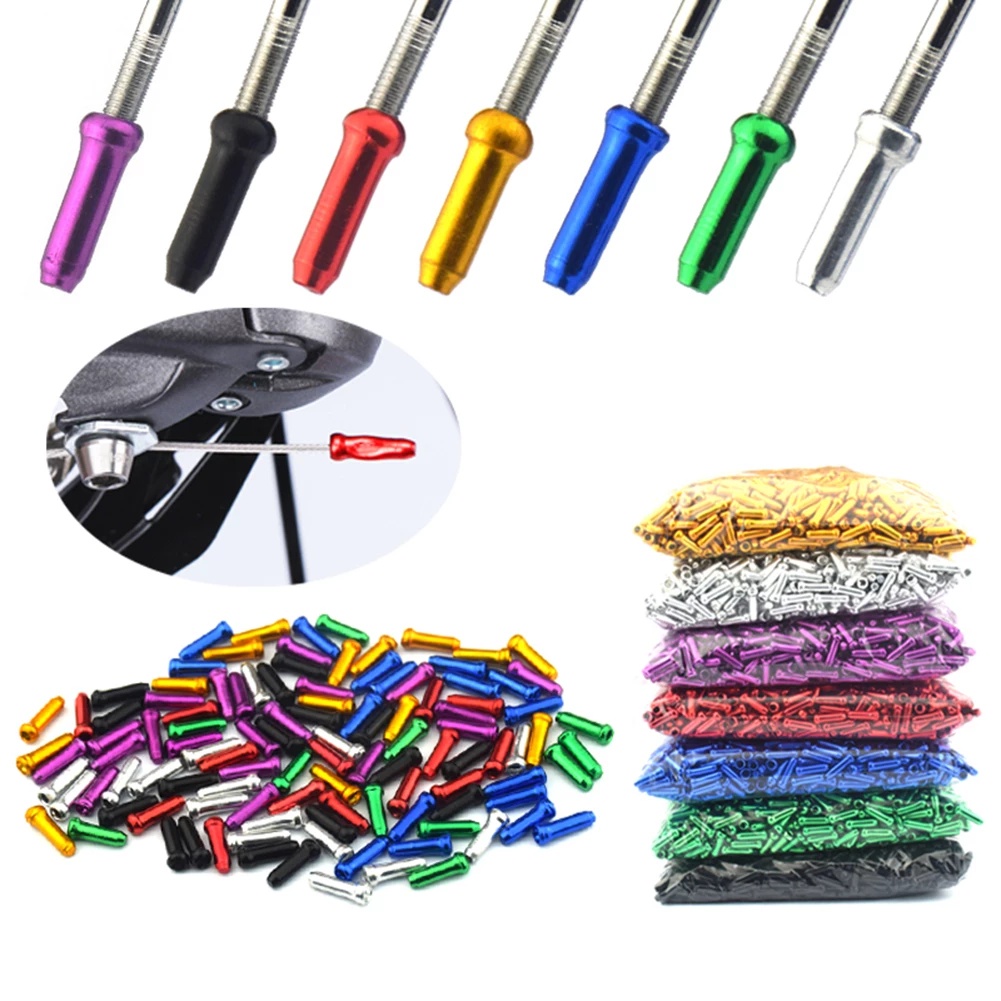 10Pcs Bicycle Brake And Shift Cable Housing End Caps - Cycling Cable Stops