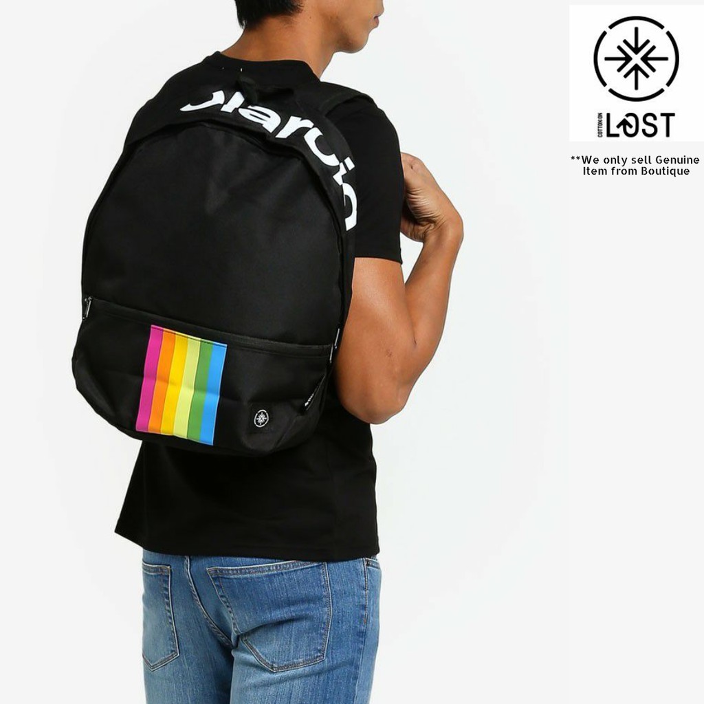 READY STOCK FROM AUS COTTON ON LOST Unisex Transit Licensed Backpack Black Polaroid Shopee Malaysia