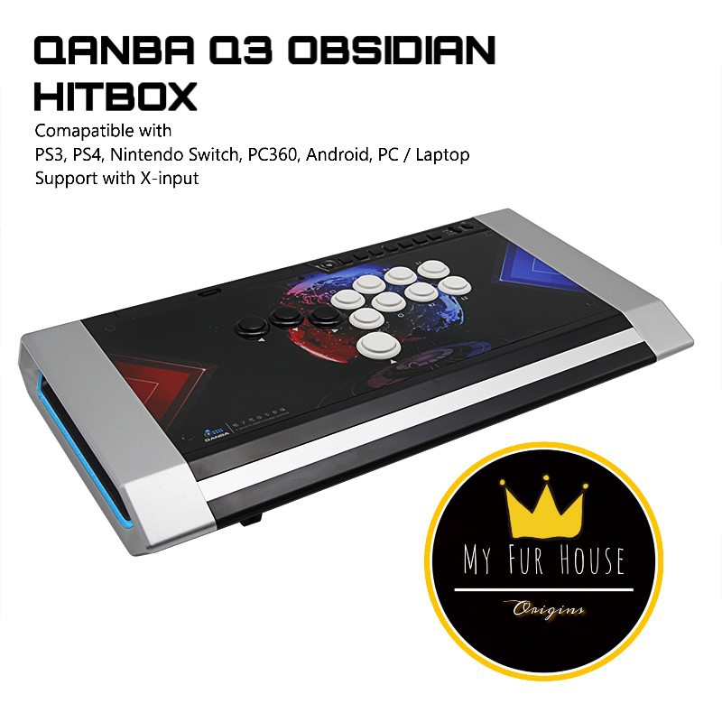 PlayStation4 - Qanba Obsidian hitboxバージョン Qanba obsidian hitbox（Qanba Obsidian HBX (Playstation 4