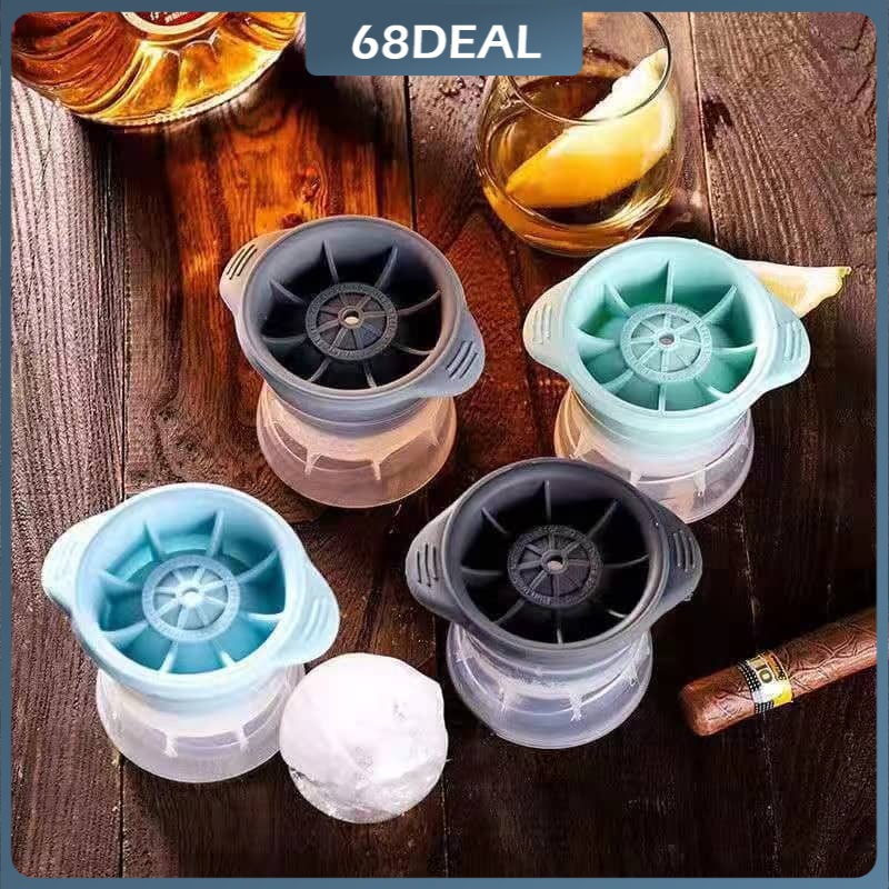 [Johor Stock] Silicone Ice Ball Mold Whiskey Ice Ball Maker Round Ice