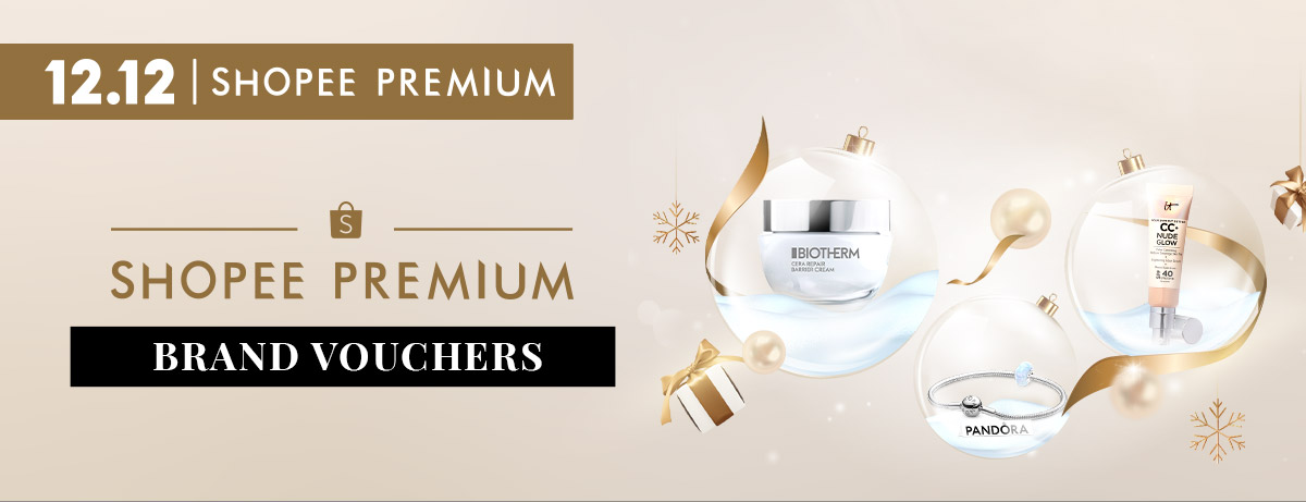 Shopee Premium Brand Vouchers 5 - 12 Dec