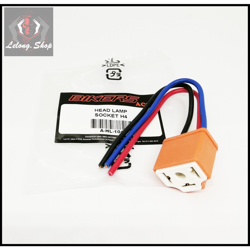 Head Lamp Socket H4 HS1 Ceramic Soket Lampu Headlight | Shopee Malaysia