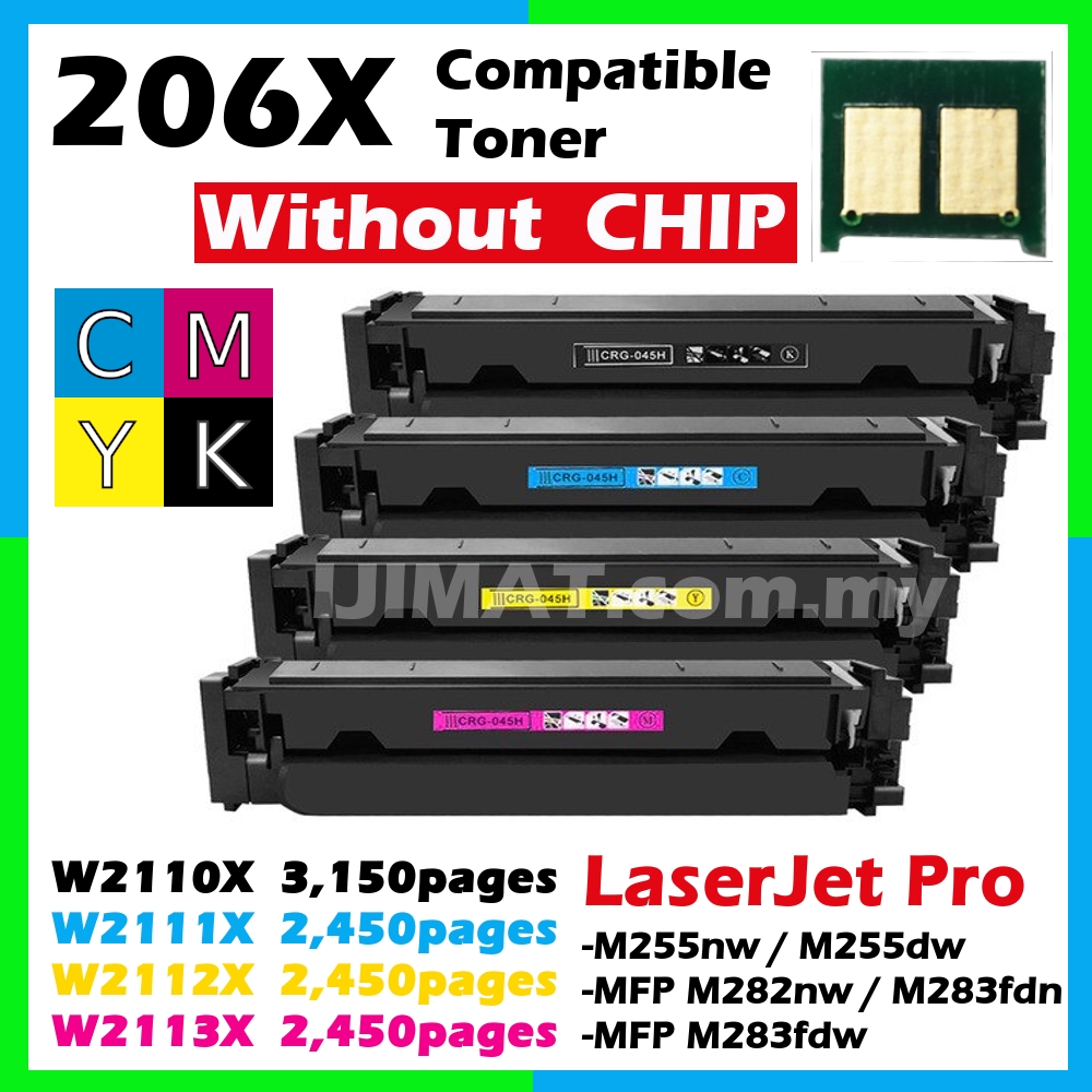 HP Color LaserJet Pro MFP M282nw - Ink or toner cartridges
