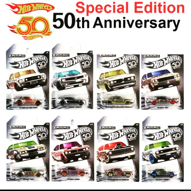 Zamac hot cheap wheels 50th anniversary