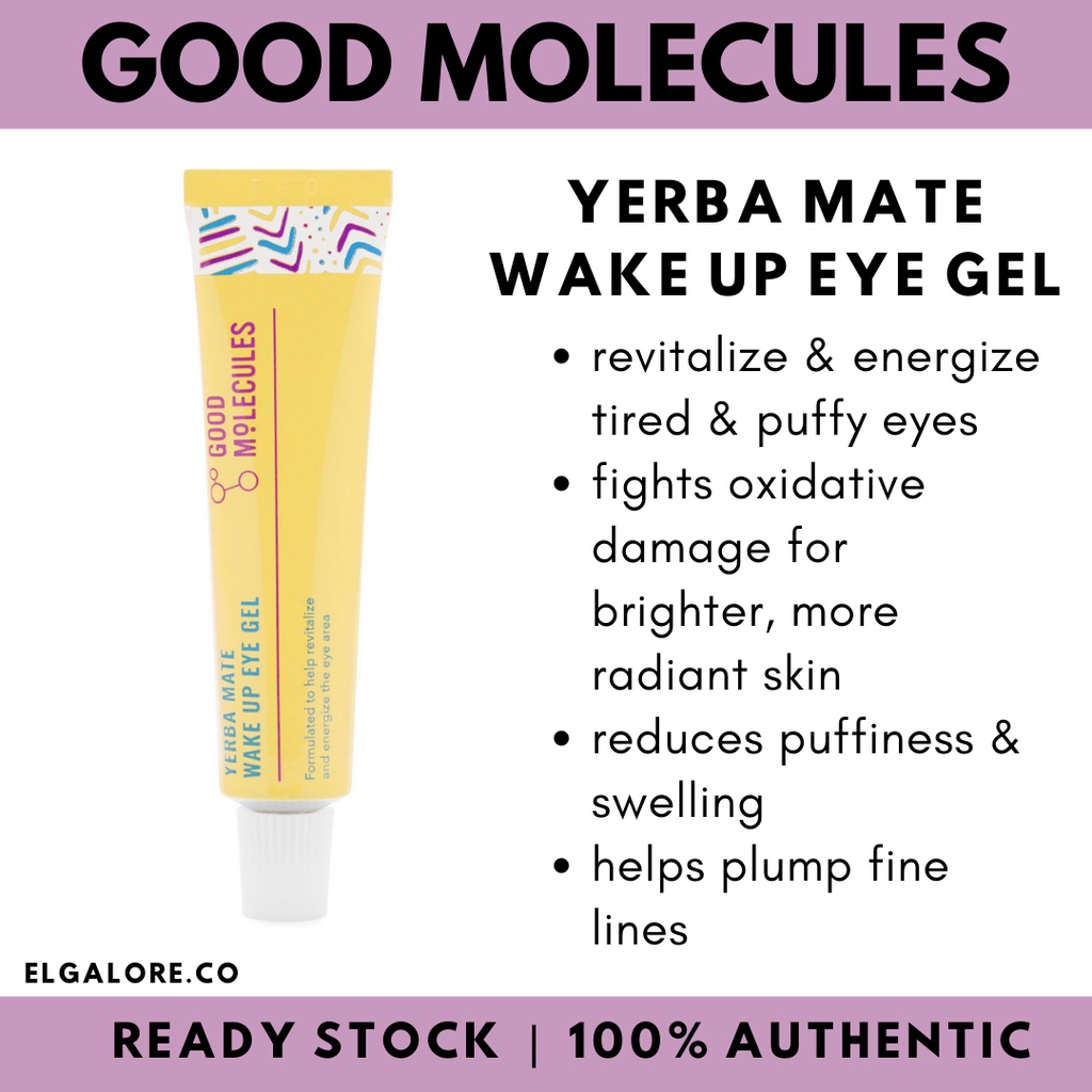 (READY STOCK) Good Molecules Yerba Mate Wake Up Eye Gel Shopee Malaysia