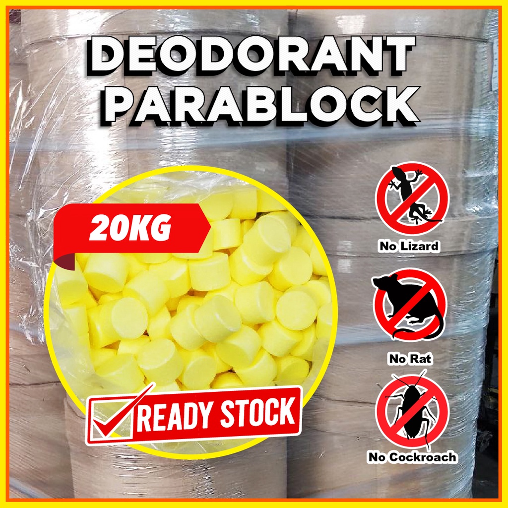 Para Block /Deodorant Block /Naphthalene Ball Toilet (Ubat Gegat Blok ...