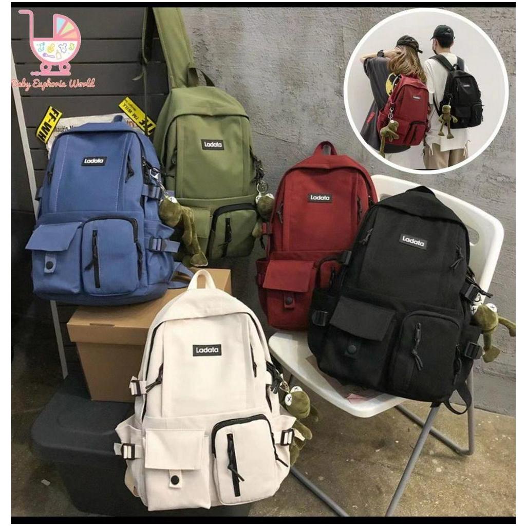 Ins Port Style Street Shoot Student School Bag Leisure Travel Bag ...