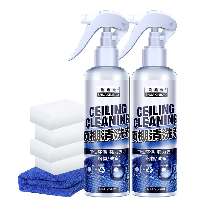 Ceiling Cleaning Universal Car Interior Ceiling Fabric Care Cleaner ...