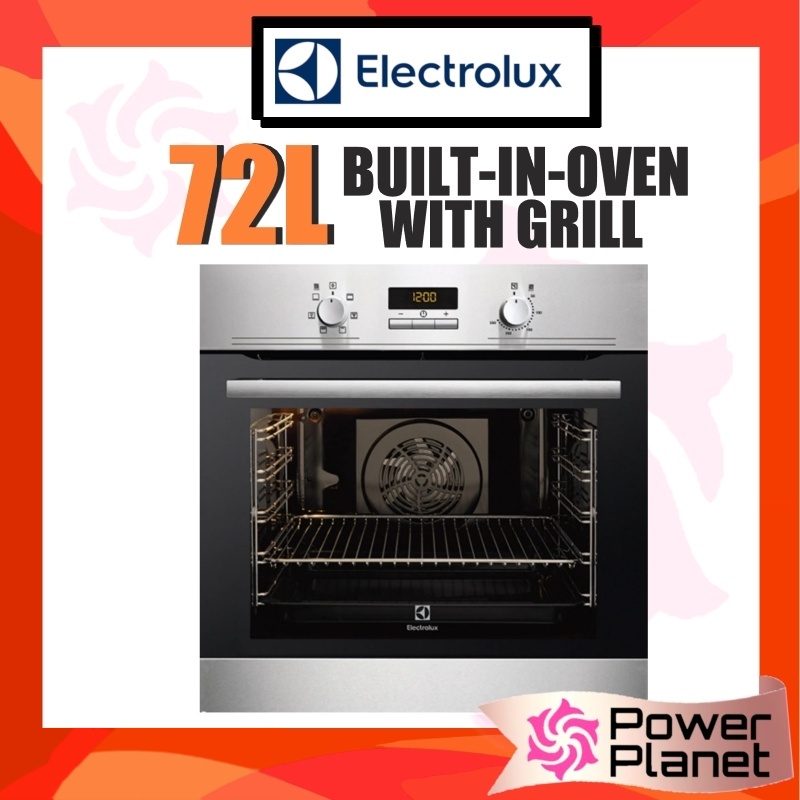 Electrolux EOB2400AOX 72L Built in Oven with Grill Function / 72L 60cm