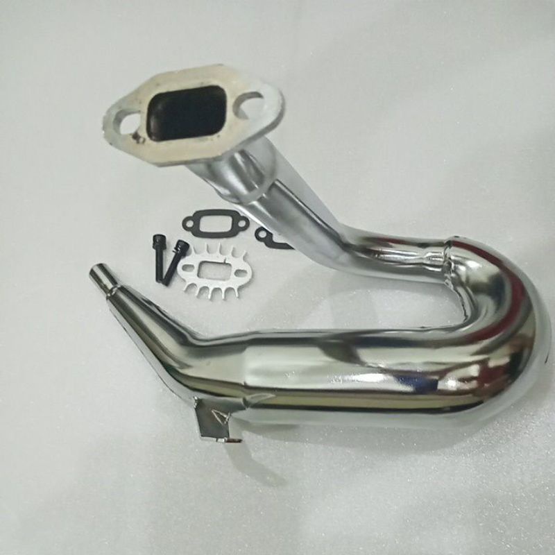 Exhaust Pipe For 1/5 Hpi Rofun Rovan Km Mcd Gtb Racing Baja 5b Ss Truck ...