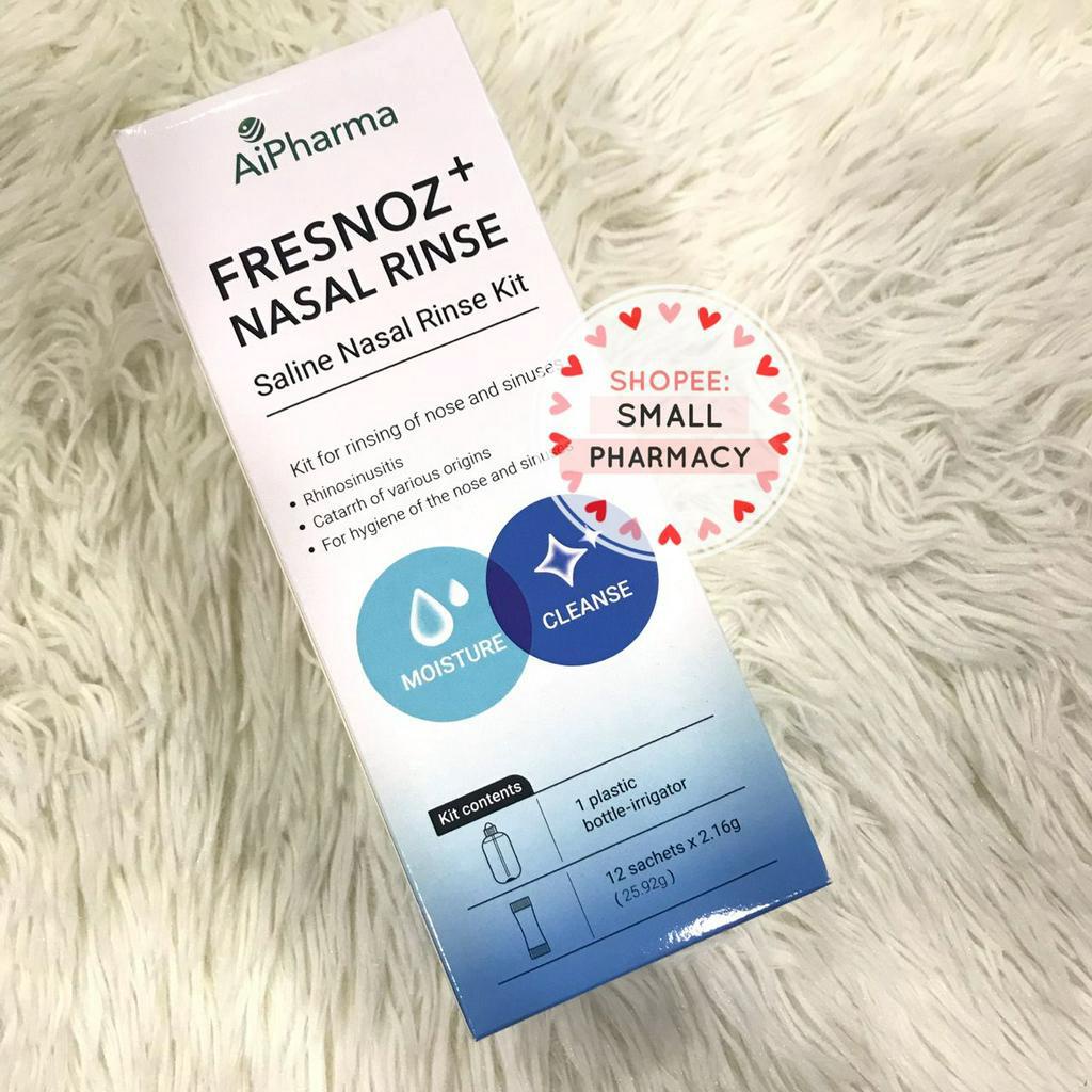 Aipharma Fresnoz Nasal Rinse Saline Nasal Rinse Kit Refill Sachets For Sinus Same As