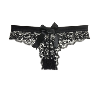 Termezy women sexy g string lace panties low-waist underwear femal sexy t- back thong transparent knickers