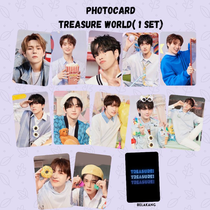 Unofficial TREASURE WORLD PHOTOCARD (1set) | Shopee Malaysia
