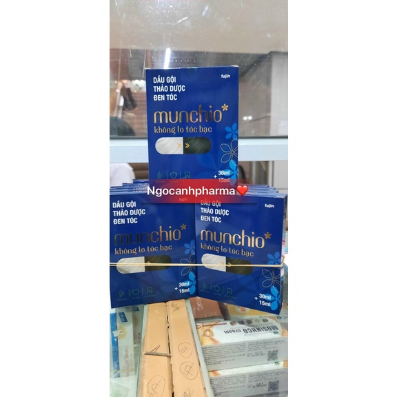 Black Hair Shampoo - MUNCHIO Black Herbal Shampoo - Vietnamese Product ...