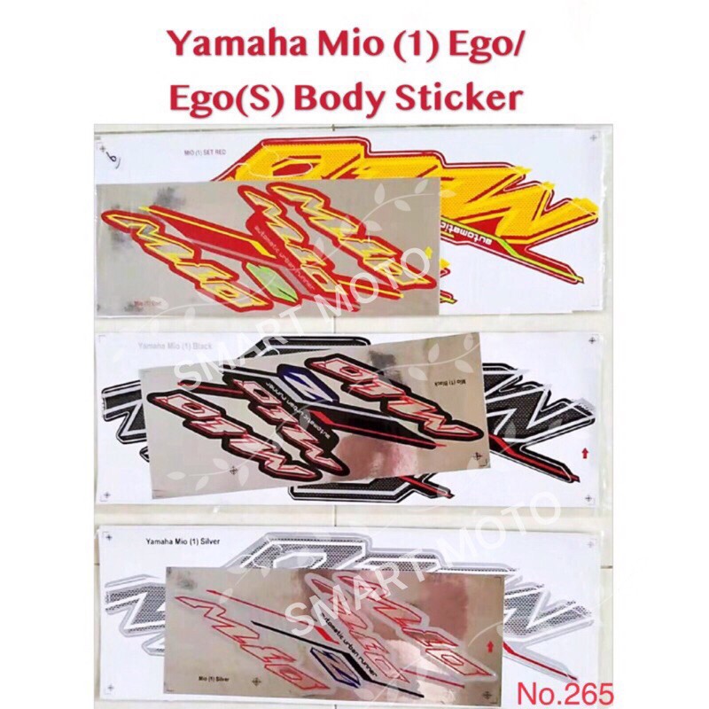 Yamaha Mio Ego Ego S Body Sticker Body Stripe Shopee Malaysia