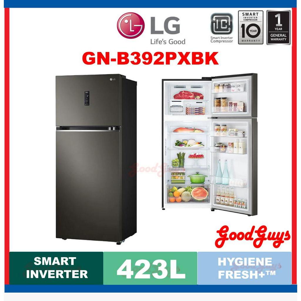 [Seller's Own Fleet] LG GNB392PXBK 423L Top Freezer Fridge / Smart