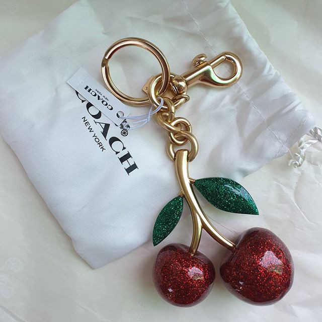  Customer reviews: Coach Glitter Cherry Bag Charm Keychain,  F58516 (Red)