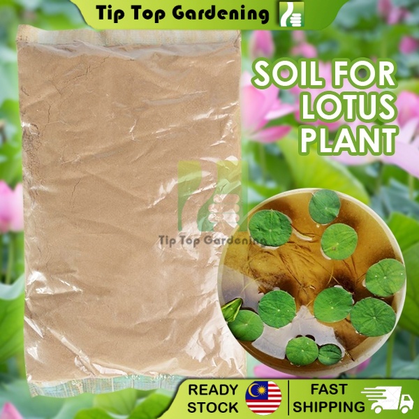 TIPTOP 5kg Lotus Mud Powder Aquatic Pond Soil Natural Lotus Pond