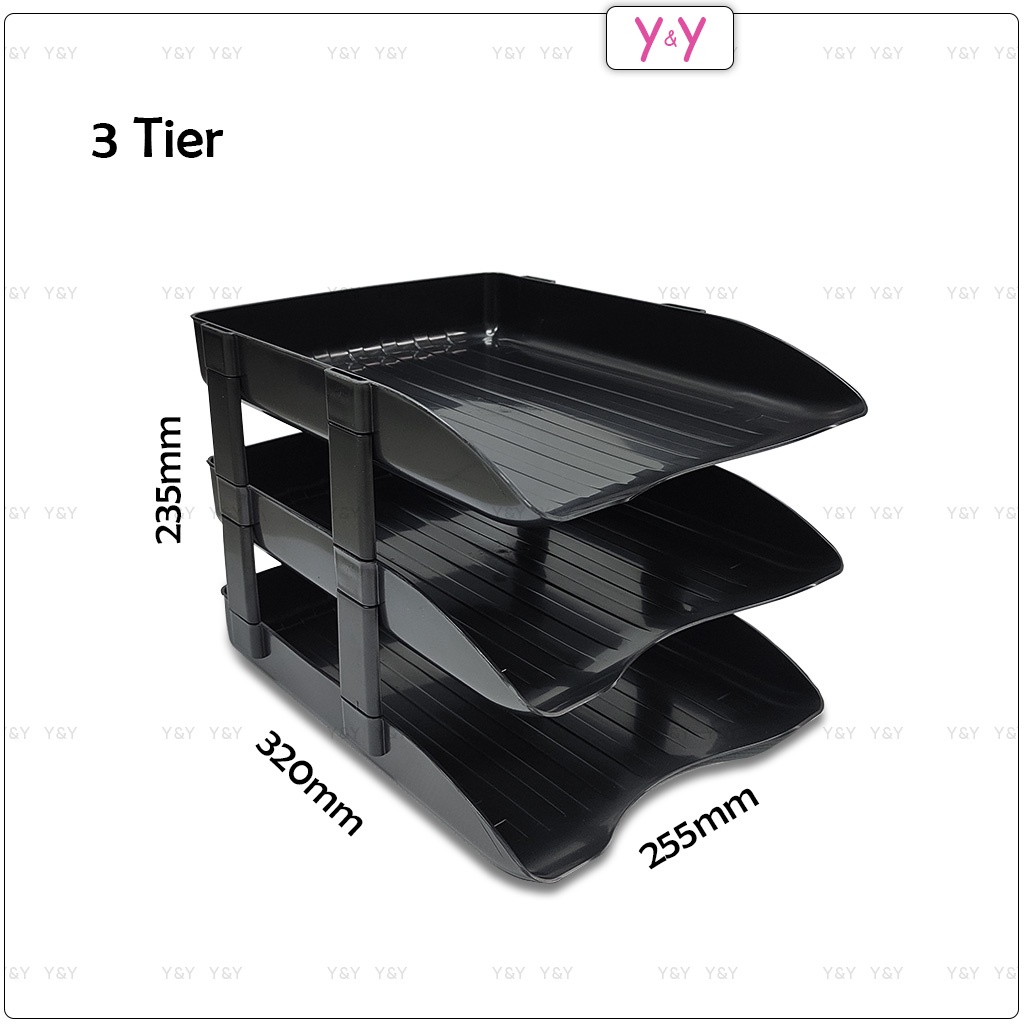 NISO Document Tray - 2 Tier / 3 Tier / Document Rack / Letter Tray ...