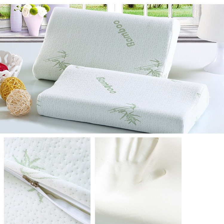 IKEA Pillow Bamboo Fiber Slow Rebound Memory Foam Cervical Health Care Pillow Bantal Shopee Malaysia