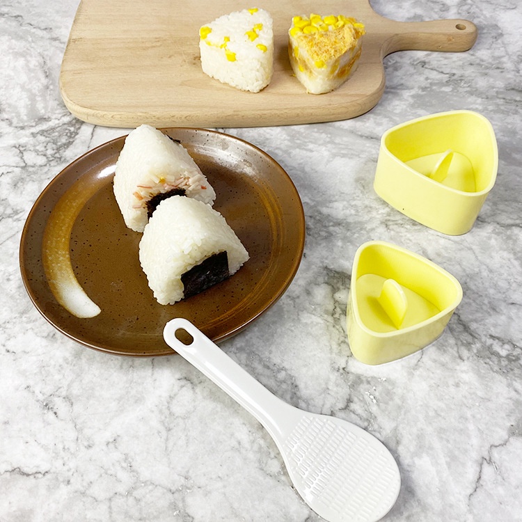 Non-Stick Rice Ball Maker and Onigiri Shaper Mold Kit 