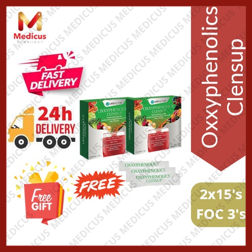[FREE SHIPPING!!!] LIFE FACTOR® Oxxyphenolics Clensup 2x15's FOC 3's ...