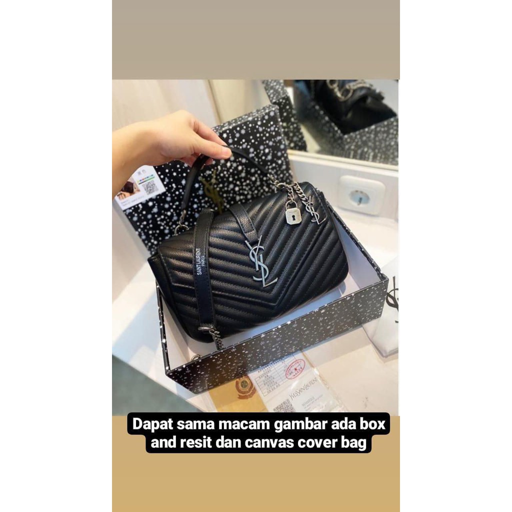 with box handbag Premium Kualiti handbag Copy Ori Shopee Malaysia