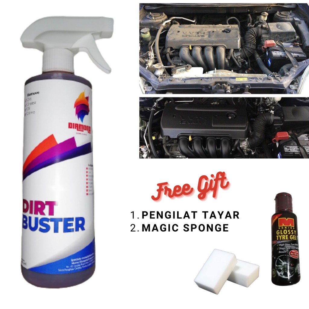 Pencuci Enjin Engine Degreaser Engine Bay Cleaner Rim Tayar Car