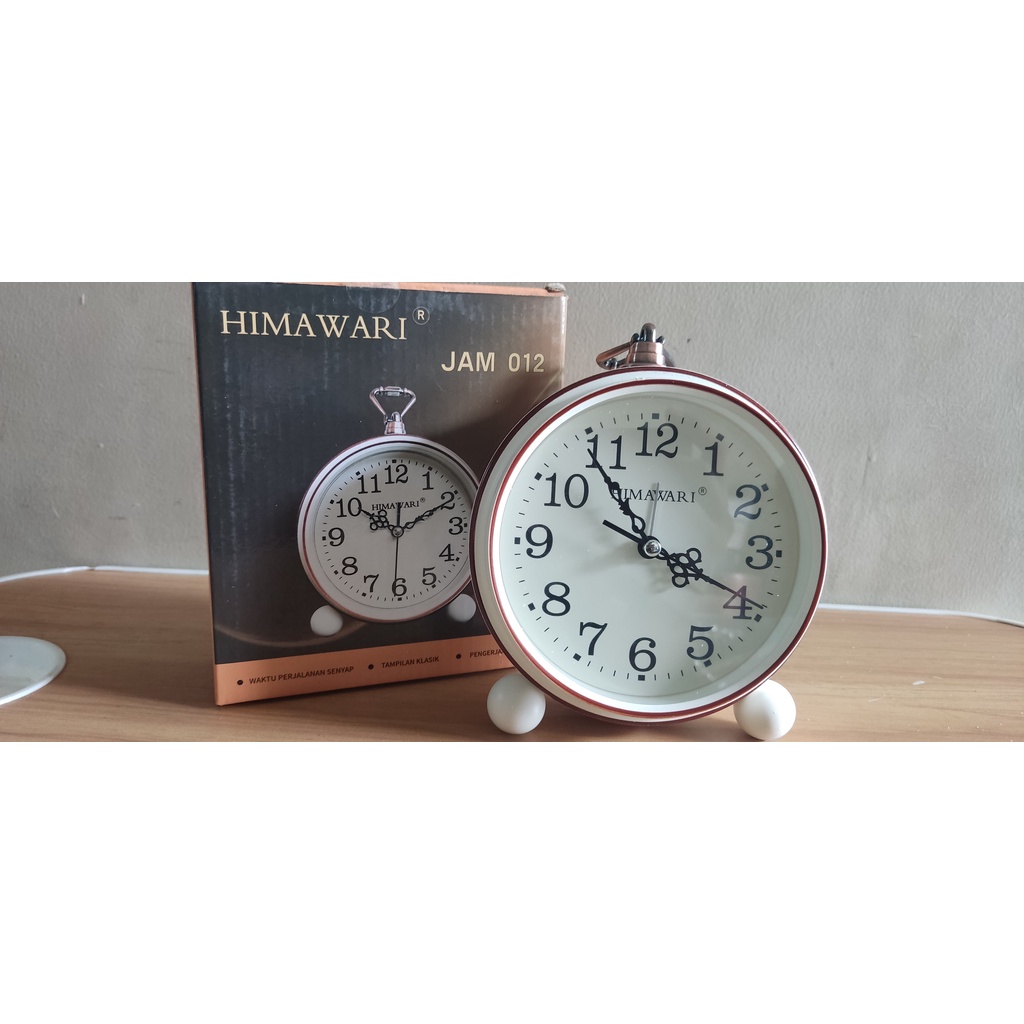 Alarm Wall Clock Himawari 012 Shopee Malaysia
